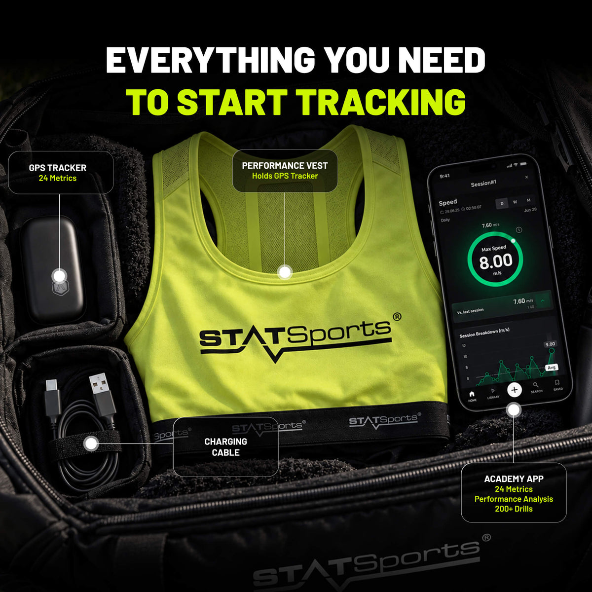 STATSports Academy - Yellow
