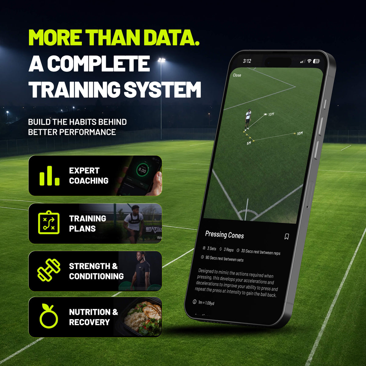 STATSports Academy - Yellow