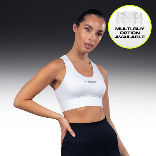 STATSports Women's Performance Sports Bra - White